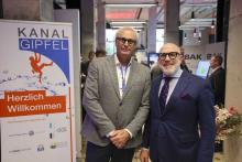 Prof. Karsten Kerres und Dr: Robert Stein auf dem 12. Kanalgipfel.